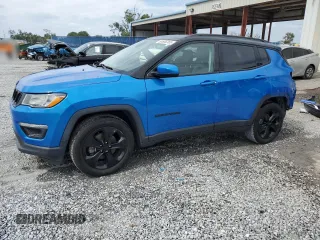 2018 Jeep Compass Latitude with VIN 3C4NJCBB6JT407859, listed as a Copart auction lot 55506365 with 118,427 mi miles and Salvage title. Bid and sale history available at DreamBid. Image 1.