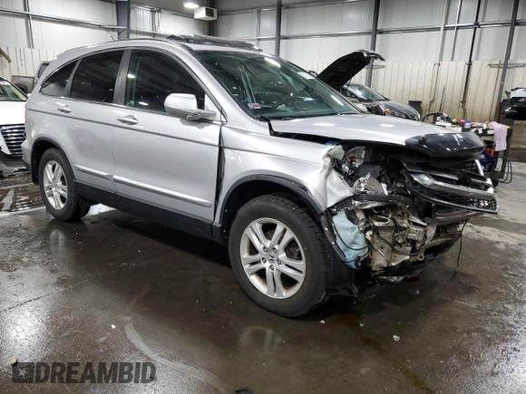 2010 Honda CR-V EX-L with VIN 5J6RE4H7XAL065367, listed as a Copart auction lot 55702135 with 181,891 mi miles and Salvage title. Bid and sale history available at DreamBid. Image 4.