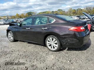 2013 Infiniti M37 with VIN JN1BY1AR8DM600853, listed as a Copart auction lot 79436804 with 162,644 mi miles and Salvage Title. Bid and sale history available at carsss.com. Image 2.