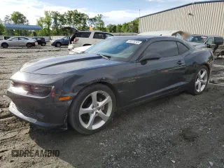 2015 Chevrolet Camaro LT z VIN 2G1FD1E34F9284313, wystawiony jako Copart lot #55575245 z przebiegiem 95 355 mil mil oraz Szkoda całkowita • Salvage title. Historia ofert i sprzedaży dostępna na DreamBid. Obrazek 1.