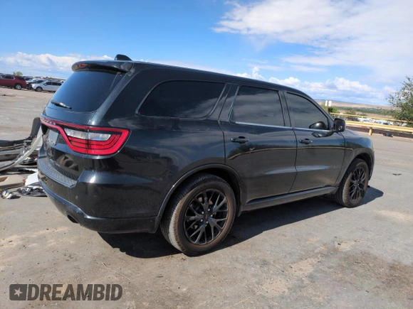2015 Dodge Durango SXT with VIN 1C4RDHAG6FC850065, listed as a Copart auction lot 57144295 with 243,646 mi miles and Salvage title. Bid and sale history available at DreamBid. Image 3.