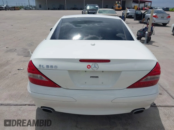 2007 Mercedes-Benz SL 550 with VIN WDBSK71F57F126438, listed as a IAAI auction lot 42743122 with 62,978 mi miles and . Bid and sale history available at DreamBid. Image 16.