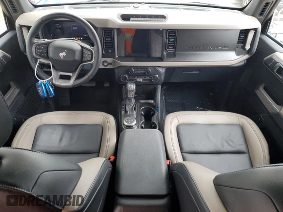 2023 Ford Bronco with VIN 1FMEE5DP5PLC02865, listed as a Copart auction lot 44365875 with 6,978 mi miles and Salvage Title. Bid and sale history available at DreamBid. Image 8.