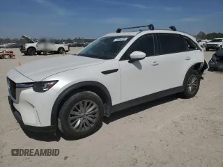 2024 Mazda CX-90 3.3 Turbo Preferred with VIN JM3KKBHDXR1172699, listed as a Copart auction lot 49066105 with 12,041 mi miles and Salvage Title. Bid and sale history available at carsss.com. Image 1.