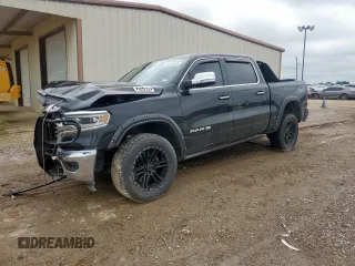 2019 Ram 1500 Longhorn with VIN 1C6SRFKTXKN652159, listed as a Copart auction lot 60410685 with 131,752 mi miles and Salvage title. Bid and sale history available at DreamBid. Image 1.