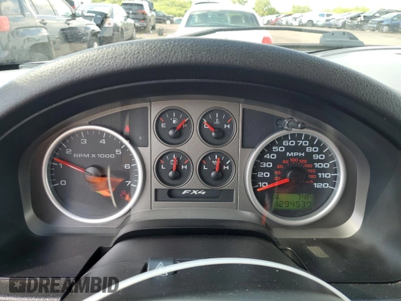 2007 Ford F-150 XLT with VIN 1FTPX14V47FA44659, listed as a Copart auction lot 59054065 with 129,453 mi miles and Salvage title. Bid and sale history available at DreamBid. Image 9.