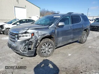 2021 GMC Acadia SLE with VIN 1GKKNRLS0MZ199312, listed as a Copart auction lot 41847815 with 36,960 mi miles and Salvage Title. Bid and sale history available at carsss.com. Image 1.