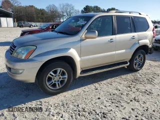 2008 Lexus GX 470 z VIN JTJBT20X180152791, wystawiony jako Copart lot #46503375 z przebiegiem 188 353 mil mil oraz Szkoda całkowita • Salvage title. Historia ofert i sprzedaży dostępna na DreamBid. Obrazek 1.