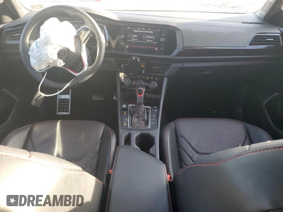 2022 Volkswagen Jetta GLI Autobahn with VIN 3VW2T7BUXNM029483, listed as a Copart auction lot 80657614 with 37,545 mi miles and Salvage title. Bid and sale history available at DreamBid. Image 8.