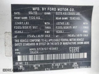 2013 Ford Transit Connect XL with VIN NM0LS7CN1DT163863, listed as a IAAI auction lot 41614242 with 182,454 mi miles. Bid and sale history available at carsss.com. Image 9.
