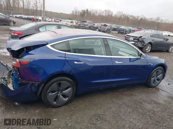 2018 Tesla Model 3 Long Range Battery with VIN 5YJ3E1EA9JF022782, listed as a IAAI auction lot 41875429 with 79,209 mi miles. Bid and sale history available at carsss.com. Image 12.