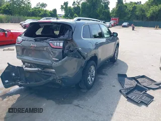 2020 Jeep Cherokee Latitude Plus with VIN 1C4PJMLB0LD651125, listed as a IAAI auction lot 42480253 with 105,649 mi miles and . Bid and sale history available at DreamBid. Image 4.