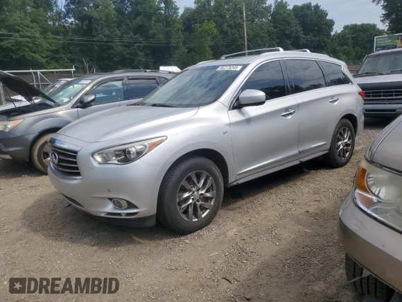 2014 Infiniti QX60 z VIN 5N1AL0MM2EC535793, wystawiony jako Copart lot #66275245 z przebiegiem 141 225 mil mil oraz Szkoda całkowita • Salvage title. Historia ofert i sprzedaży dostępna na DreamBid. Obrazek 1.