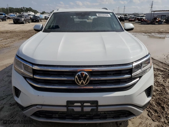 2021 Volkswagen Atlas Cross Sport 3.6L V6 SEL with VIN 1V2BE2CA5MC219484, listed as a Copart auction lot 80232434 with 0 mi miles and Salvage Title. Bid and sale history available at carsss.com. Image 5.