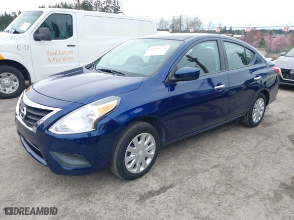 2019 Nissan Versa Sedan SV with VIN 3N1CN7AP9KL881454, listed as a IAAI auction lot 41911729 with 47,903 mi miles. Bid and sale history available at carsss.com. Image 2.