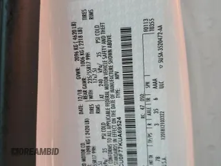 2019 Ford Escape S с VIN 1FMCU0F77KUA69524, выставлен на аукционе Copart как лот 53237985 с пробегом 127 186 миль миль и Списание • Salvage title. История ставок и продаж доступна на DreamBid. Изображение 13.