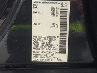 2016 Nissan Altima SR with VIN 1N4AL3AP0GC284799, listed as a IAAI auction lot 42476891 with 158,321 mi miles and . Bid and sale history available at DreamBid. Image 9.
