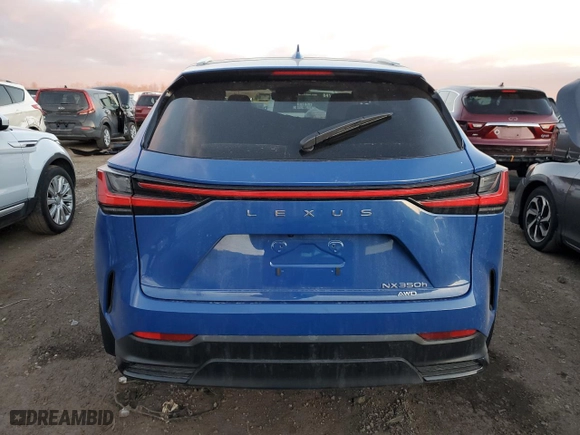 2025 Lexus NX with VIN 2T2HKCEZ8SC037324, listed as a Copart auction lot 83405744 with 1,452 mi miles and Salvage Title. Bid and sale history available at carsss.com. Image 6.