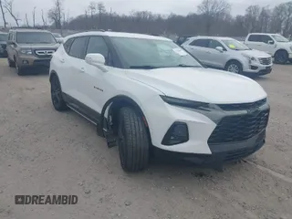 2019 Chevrolet Blazer RS with VIN 3GNKBJRSXKS687147, listed as a IAAI auction lot 41786346 with 97,751 mi miles and . Bid and sale history available at DreamBid. Image 1.