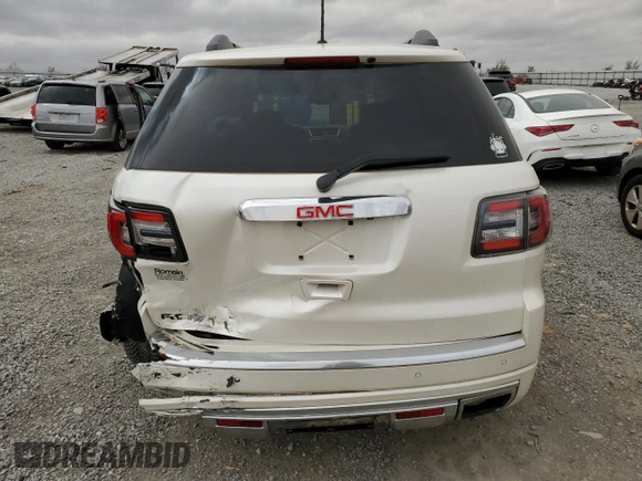 2014 GMC Acadia Denali with VIN 1GKKRTKD4EJ251464, listed as a Copart auction lot 49618755 with 137,461 mi miles and Salvage Title. Bid and sale history available at carsss.com. Image 6.