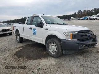 2019 Ford F-150 XL with VIN 1FTFX1E59KFA06511, listed as a Copart auction lot 80884844 with 104,543 mi miles and Salvage title. Bid and sale history available at DreamBid. Image 4.