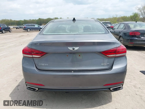 2016 Hyundai Genesis 3.8L with VIN KMHGN4JE1GU135505, listed as a IAAI auction lot 42085056 with 61,611 mi miles and . Bid and sale history available at DreamBid. Image 17.