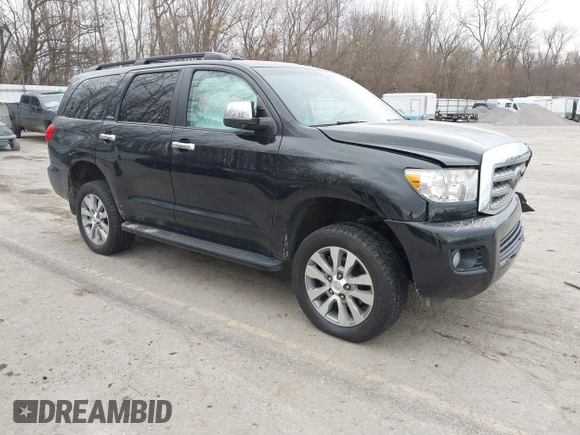 2016 Toyota Sequoia Limited with VIN 5TDJY5G14GS143565, listed as a IAAI auction lot 41823068 with 144,566 mi miles. Bid and sale history available at carsss.com. Image 1.