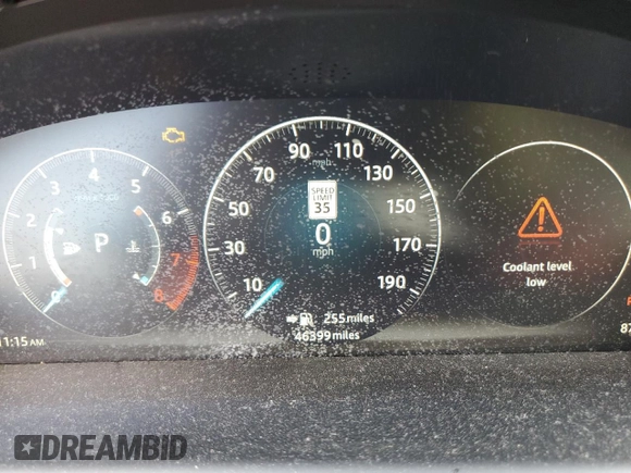 2018 Jaguar XJ with VIN SAJWA1C74J8W15533, listed as a Copart auction lot 74861673 with 46,399 mi miles. Bid and sale history available at carsss.com. Image 9.