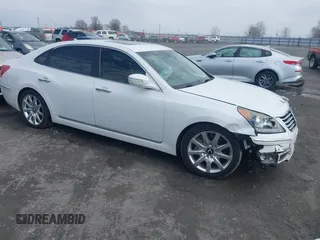 2012 Hyundai Equus Signature with VIN KMHGH4JH0CU053096, listed as a IAAI auction lot 41586042 with 143,094 mi miles and . Bid and sale history available at DreamBid. Image 1.