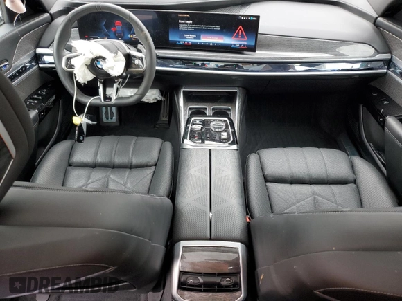 2023 BMW 7 Series 740i with VIN WBA23EH06PCM24760, listed as a Copart auction lot 44923635 with 20,840 mi miles and Salvage Title. Bid and sale history available at carsss.com. Image 8.