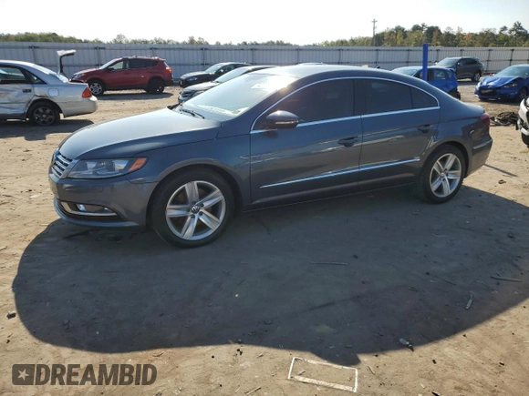 2013 Volkswagen CC R-Line with VIN WVWBP7AN0DE508775, listed as a Copart auction lot 74292864 with 76,086 mi miles and Salvage Title. Bid and sale history available at carsss.com. Image 1.