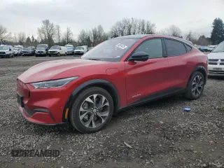 2021 Ford Mustang Mach-E Premium с VIN 3FMTK3SS8MMA19627, выставлен на аукционе Copart как лот 48394425 с пробегом 35 059 миль миль и Списание • Salvage title. История ставок и продаж доступна на DreamBid. Изображение 1.