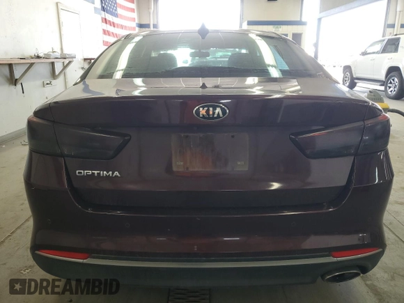2018 Kia Optima LX with VIN 5XXGT4L33JG265983, listed as a Copart auction lot 53722745 with 82,233 mi miles and Salvage title. Bid and sale history available at DreamBid. Image 6.