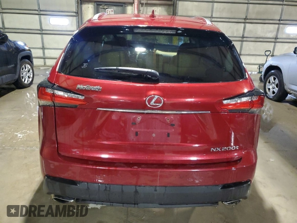 2016 Lexus NX 200t with VIN JTJBARBZ6G2084780, listed as a Copart auction lot 48011985 with 90,769 mi miles and Salvage Title. Bid and sale history available at DreamBid. Image 6.