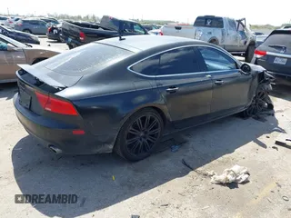 2015 Audi A7 3.0 TDI Premium Plus with VIN WAUWMAFC0FN029822, listed as a IAAI auction lot 41828754 with 148,847 mi miles. Bid and sale history available at carsss.com. Image 4.