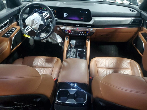 2023 Kia Telluride SX Prestige X-Pro with VIN 5XYP5DGC6PG406098, listed as a Copart auction lot 48406085 with 47,863 mi miles and Salvage title. Bid and sale history available at DreamBid. Image 8.