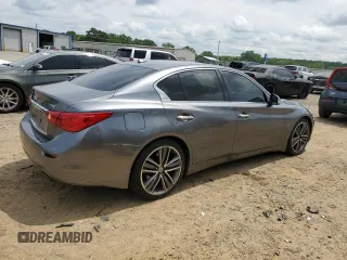 2014 Infiniti Q50 Premium with VIN JN1BV7AP8EM682000, listed as a Copart auction lot 53619995 with 117,515 mi miles and Salvage title. Bid and sale history available at DreamBid. Image 3.
