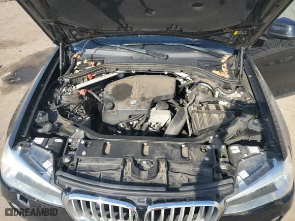 2017 BMW X3 sDrive28i with VIN 5UXWZ7C5XH0T43599, listed as a Copart auction lot 43570245 with 108,413 mi miles and Salvage Title. Bid and sale history available at carsss.com. Image 12.