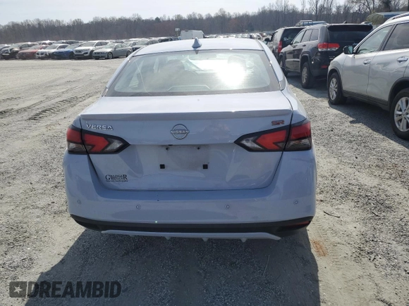 2023 Nissan Versa SR with VIN 3N1CN8FV6PL843586, listed as a Copart auction lot 49622095 with 10,237 mi miles and Salvage Title. Bid and sale history available at carsss.com. Image 6.