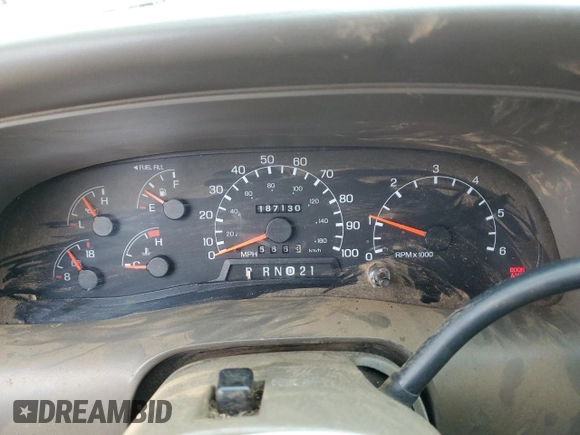 2000 Ford Excursion Limited with VIN 1FMNU42L0YEA46544, listed as a Copart auction lot 86452874 with 187,130 mi miles and Clean title. Bid and sale history available at DreamBid. Image 9.