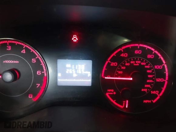 2019 Subaru Impreza with VIN 4S3GTAA68K3723479, listed as a IAAI auction lot 42501963 with 265,165 mi miles and . Bid and sale history available at DreamBid. Image 7.