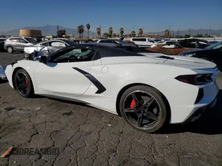 2021 Chevrolet Corvette 1LT with VIN 1G1YA3D41M5120678, listed as a Copart auction lot 81943624 with 0 mi miles and Salvage Title. Bid and sale history available at carsss.com. Image 2.