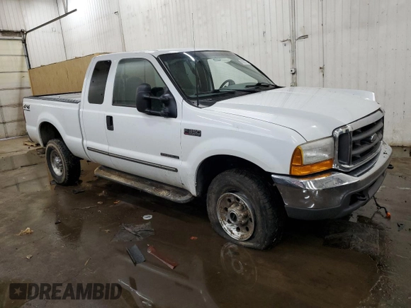 2000 Ford F-350 XL with VIN 1FTSX31F9YED25253, listed as a Copart auction lot 85926774 with 141,139 mi miles and Salvage Title. Bid and sale history available at DreamBid. Image 4.