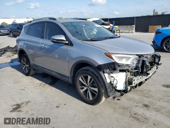 2017 Toyota RAV4 XLE with VIN 2T3WFREVXHW394471, listed as a Copart auction lot 54384955 with 61,969 mi miles and Salvage Title. Bid and sale history available at carsss.com. Image 4.