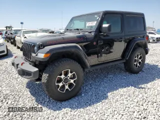 2021 Jeep Wrangler Rubicon with VIN 1C4HJXCG8MW663191, listed as a Copart auction lot 46419825 with 43,894 mi miles and Salvage title. Bid and sale history available at DreamBid. Image 1.