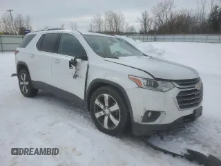 2018 Chevrolet Traverse LT Leather with VIN 1GNEVHKW7JJ203476, listed as a Copart auction lot 46107065 with 107,842 mi miles and Salvage Title. Bid and sale history available at carsss.com. Image 4.