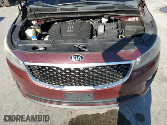 2015 Kia Sedona EX with VIN KNDMC5C16F6020916, listed as a Copart auction lot 49264995 with 133,164 mi miles and Salvage Title. Bid and sale history available at carsss.com. Image 12.