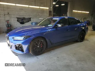 2023 BMW i4 M50 z VIN WBY33AW08PFN54295, wystawiony jako Copart lot #55110565 z przebiegiem 22 537 mil mil oraz Szkody całkowita. Historia ofert i sprzedaży dostępna na DreamBid. Obrazek 1.