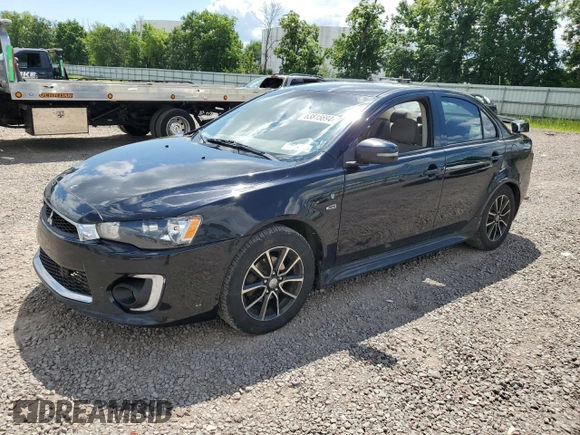 2017 Mitsubishi Lancer ES with VIN JA32U2FU9HU004330, listed as a Copart auction lot 63815694 with 109,104 mi miles and Salvage Title. Bid and sale history available at carsss.com. Image 1.