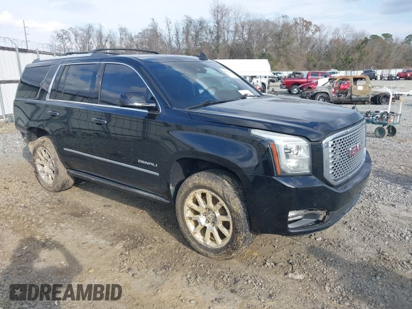 2015 GMC Yukon Denali with VIN 1GKS1CKJ8FR612971, listed as a IAAI auction lot 41519689 with 197,003 mi miles. Bid and sale history available at carsss.com. Image 1.